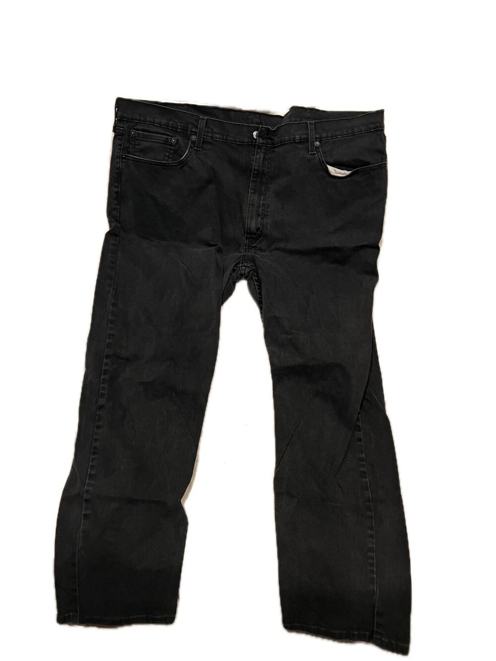 Levi's 502 Regular Taper Black Men's Jeans 46x32